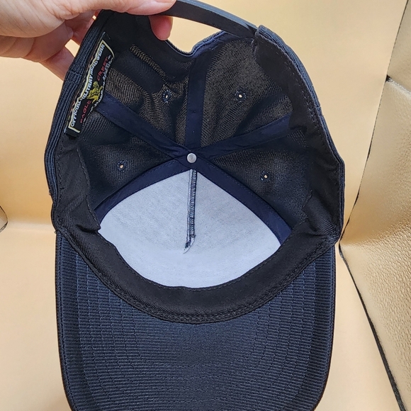 USS Iowa BB-61 U.S. Navy Ship Hat Snapback Patch Cap Black Military Eagle Crest - Picture 4 of 5